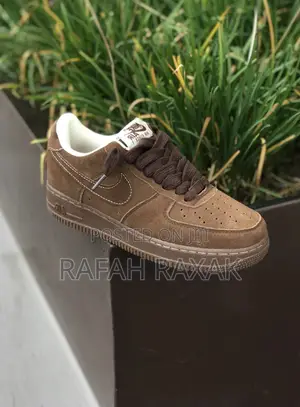 Suede Nike Air Force 1 Low Cacao Wow Sneakers