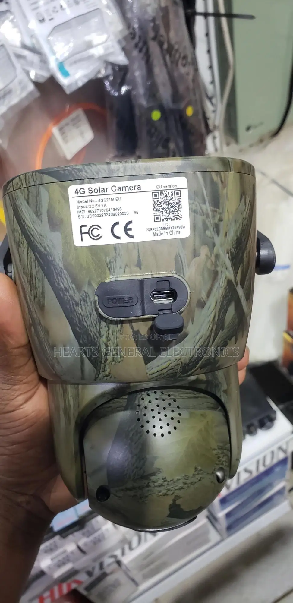 4G Solar PTZ Camera ( Full HD )