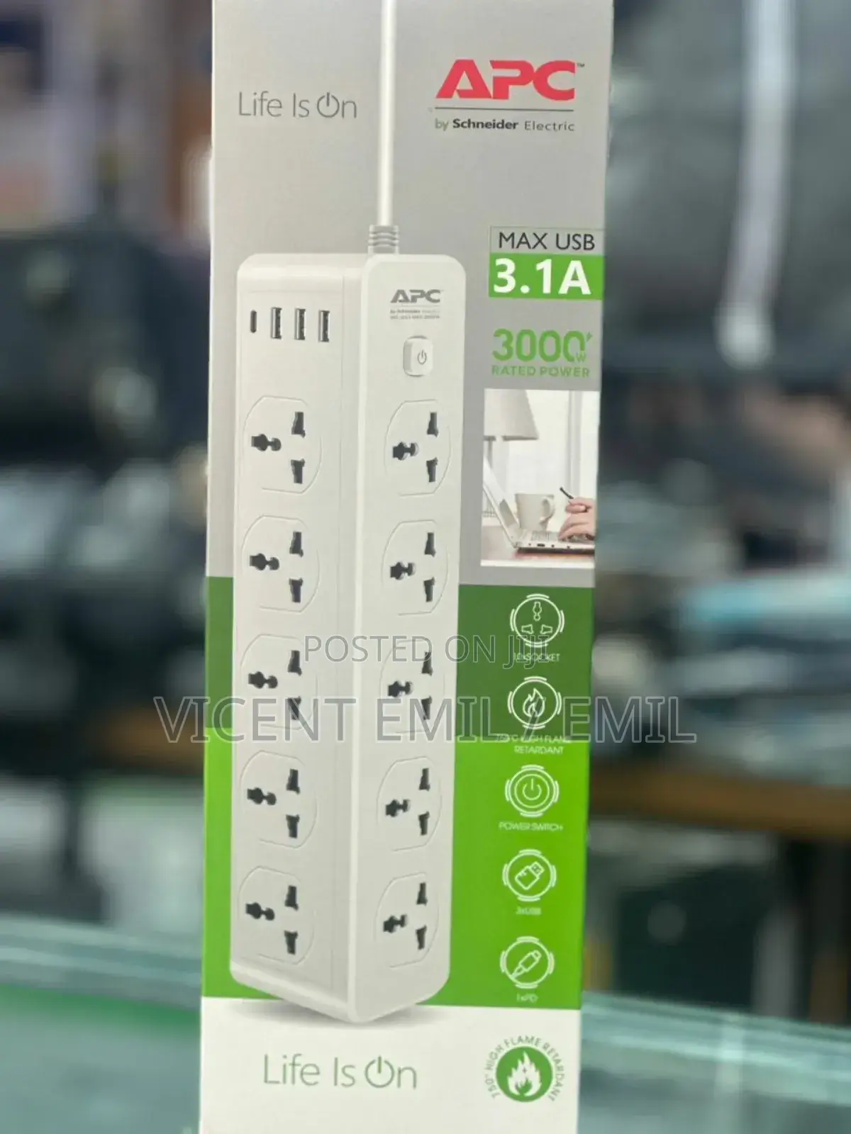 APC EXTENSION/SOCKET 10 Ways