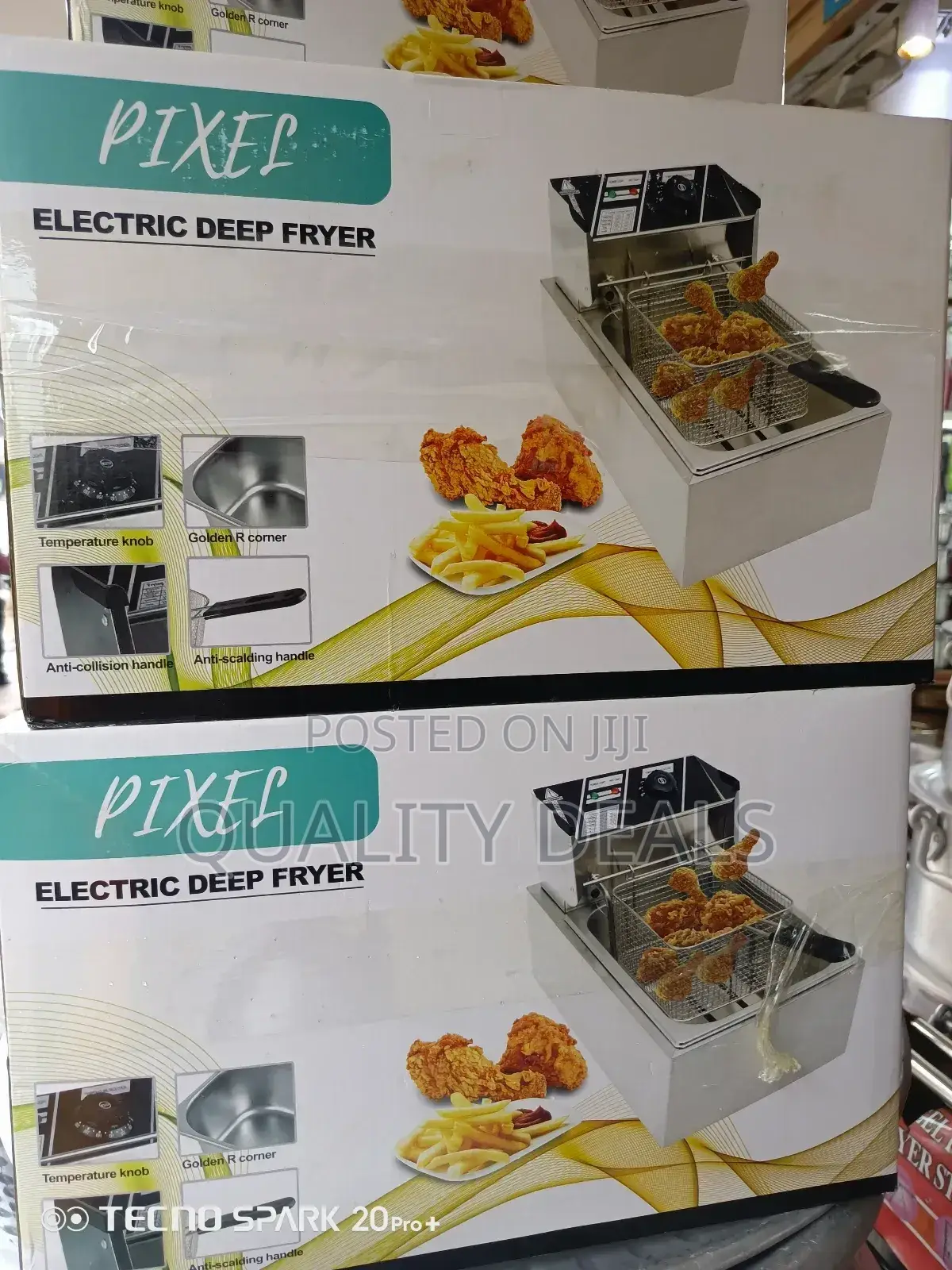 Pixel Electric Deep Fryer 6L
