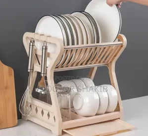 1pc ABS Kitchen Storage Modern Dish Rack