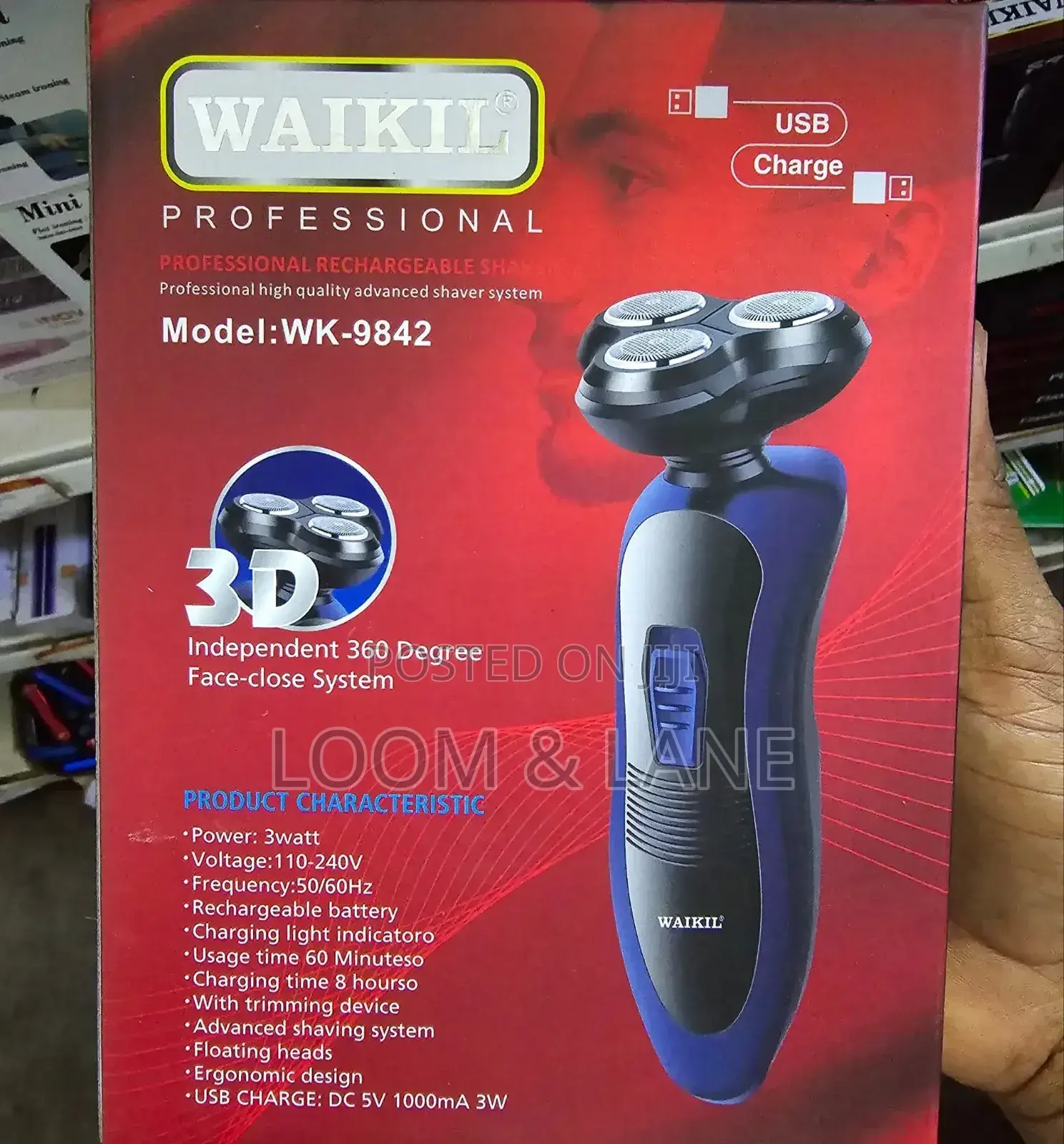 Waikil Professional Rechargeable Shaver
