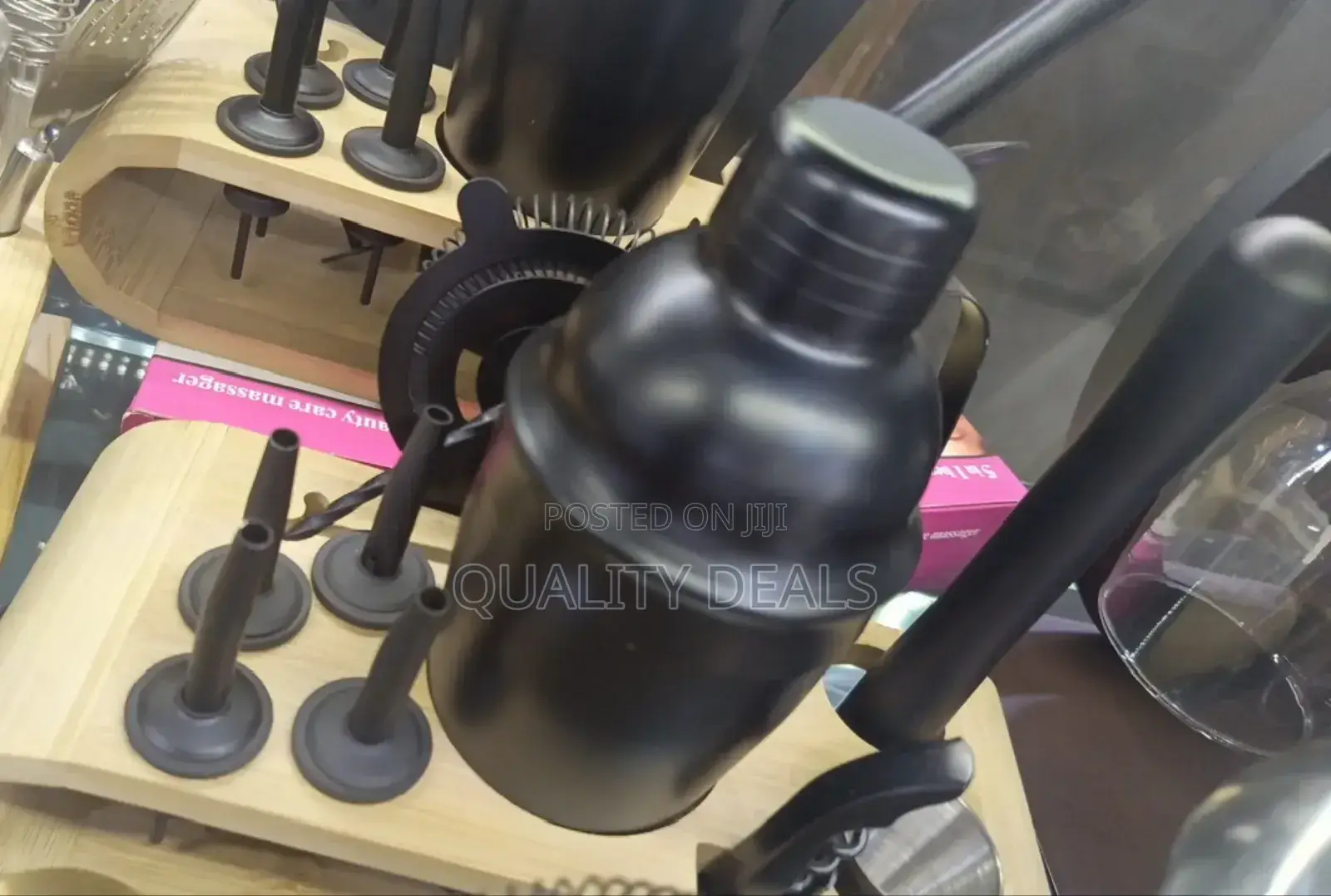 Cocktail Shaker Set - Black