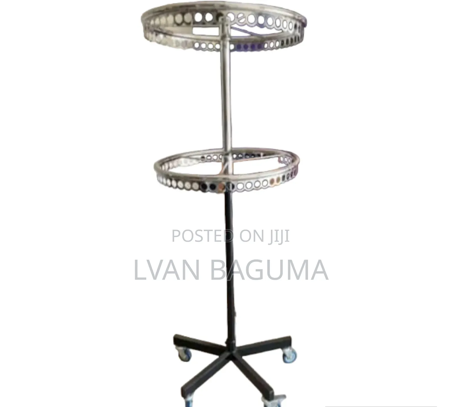 Double Round Clothes Stand / Rack