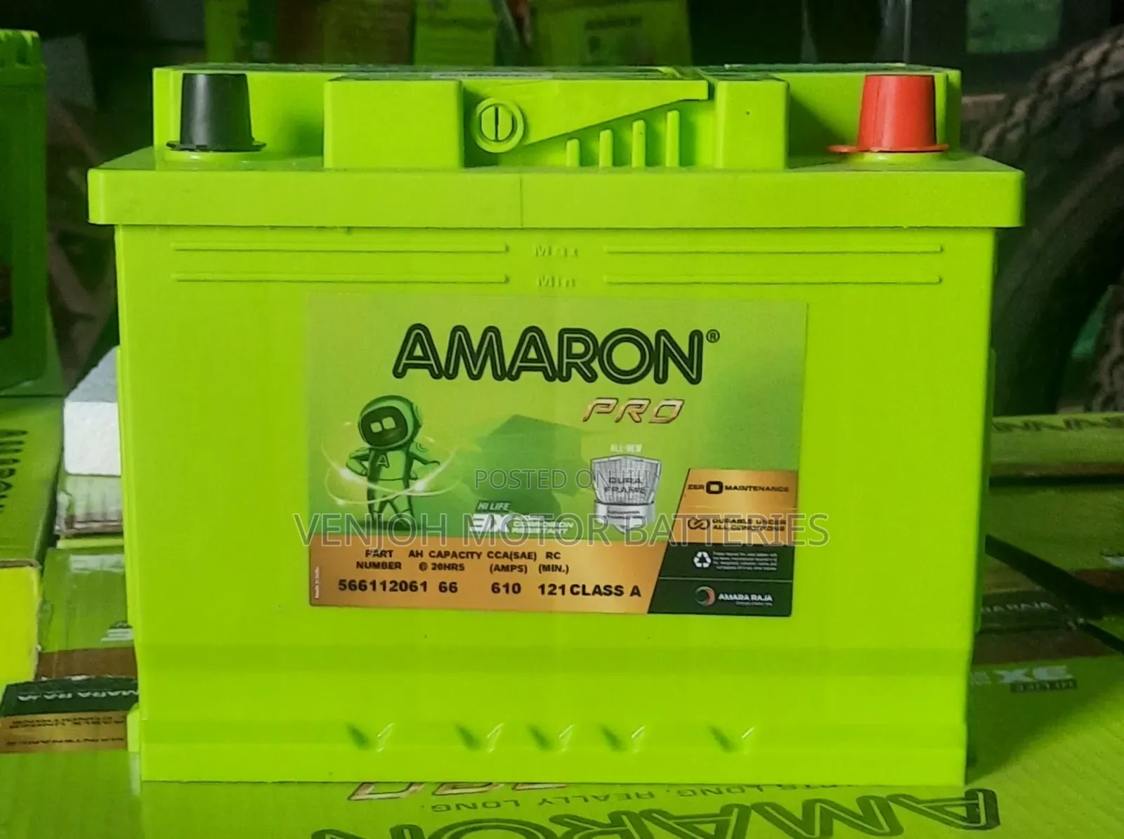DIN66 Amaron Car Battery