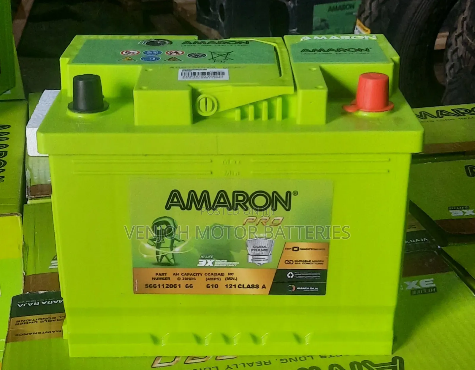 DIN66 Amaron Car Battery
