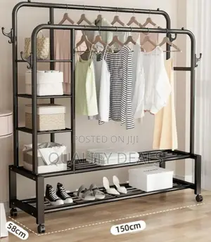 Shelves Multifunction Clothes Hanger Rack