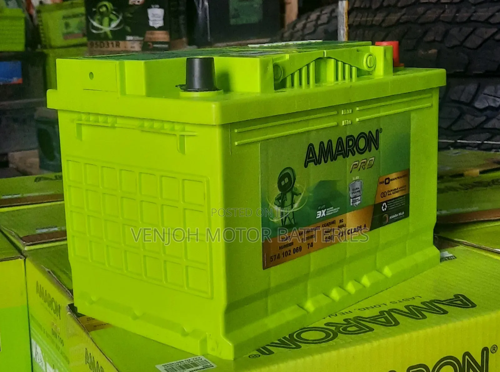 Din74 Amaron Car Battery