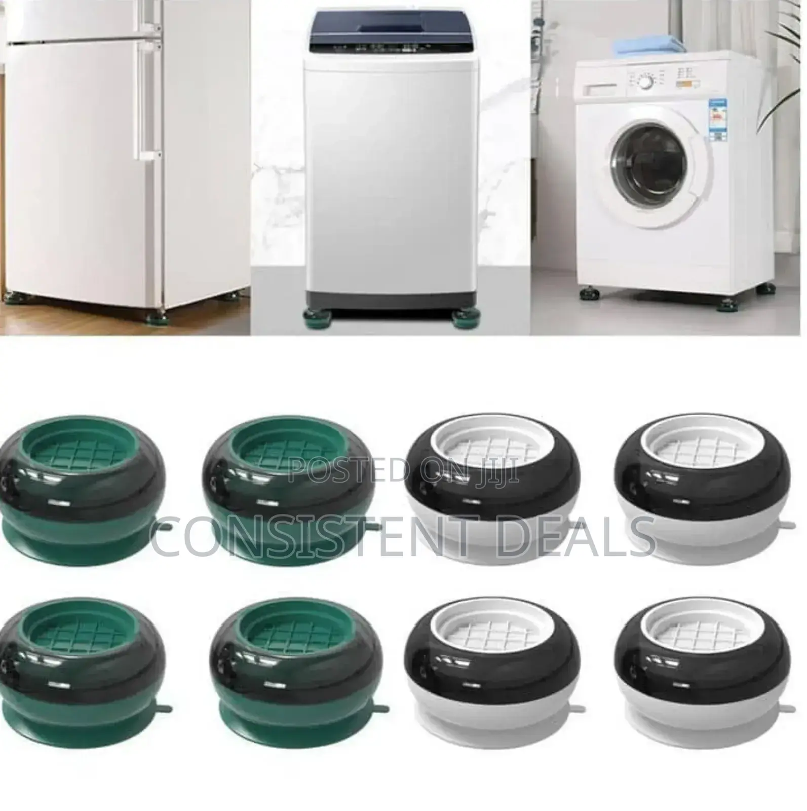 4pcs Refrigerator Washing Machine Pads