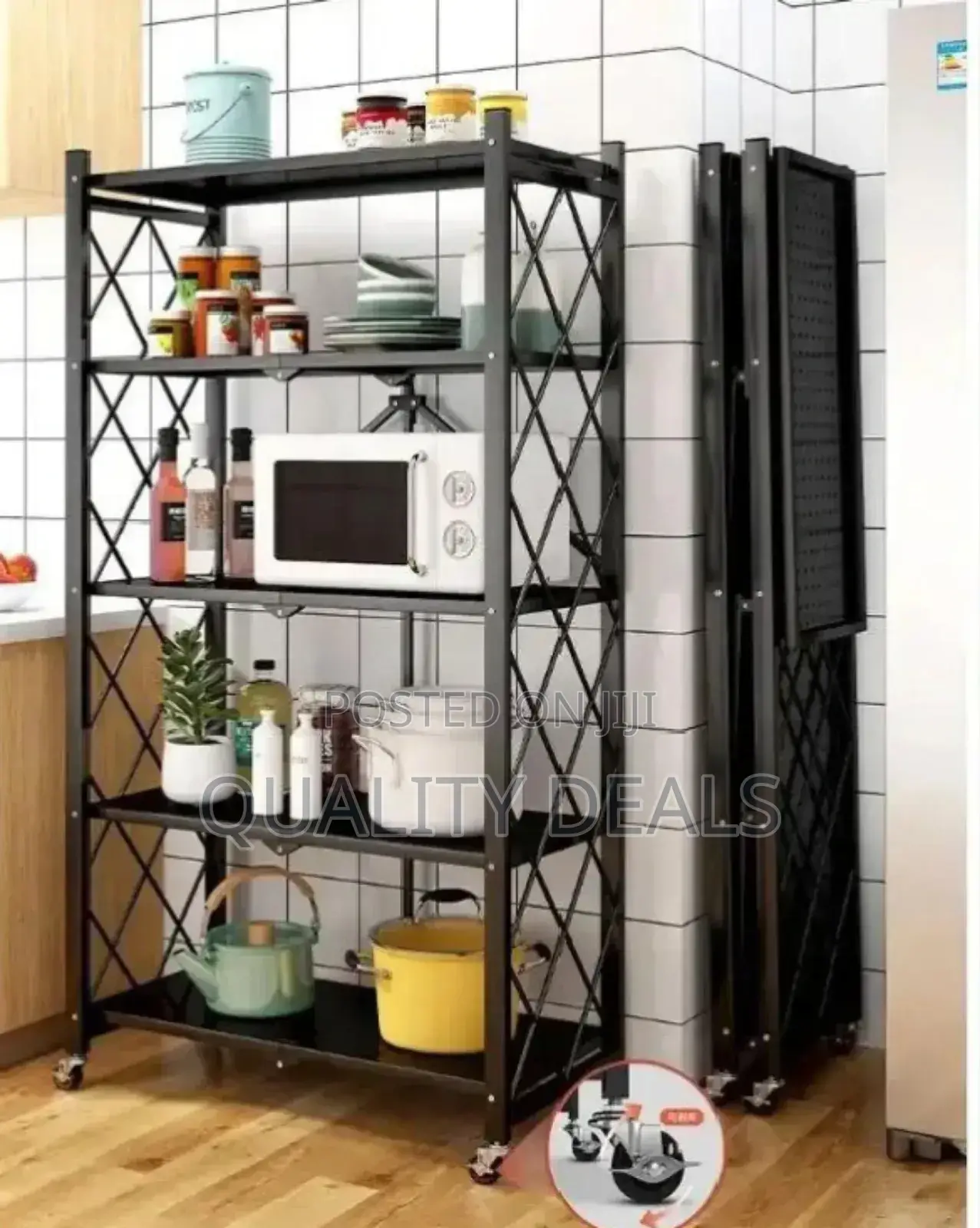 Foldable Kitchen Organizer Rack