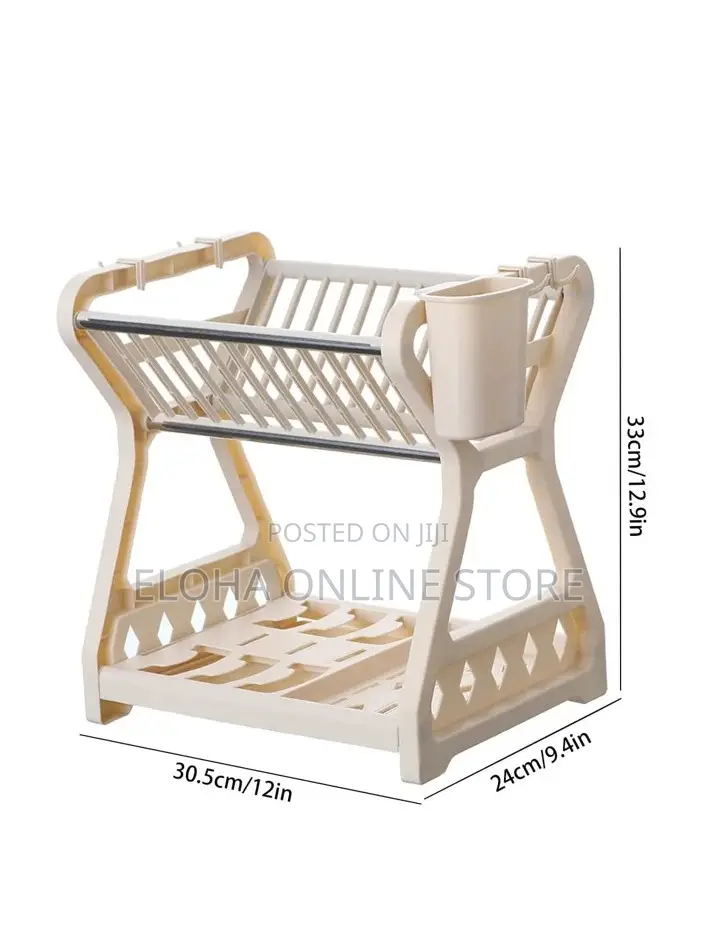 Multifunctional Dish Storage Drain Rack