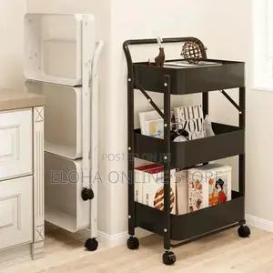 3 Tier Rolling Cart Kitchen Cart
