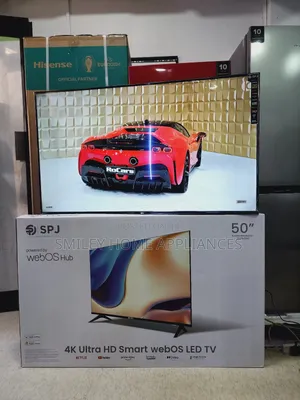 SPJ WEB OS HUB 50inches Smart Tv With Two Remotes