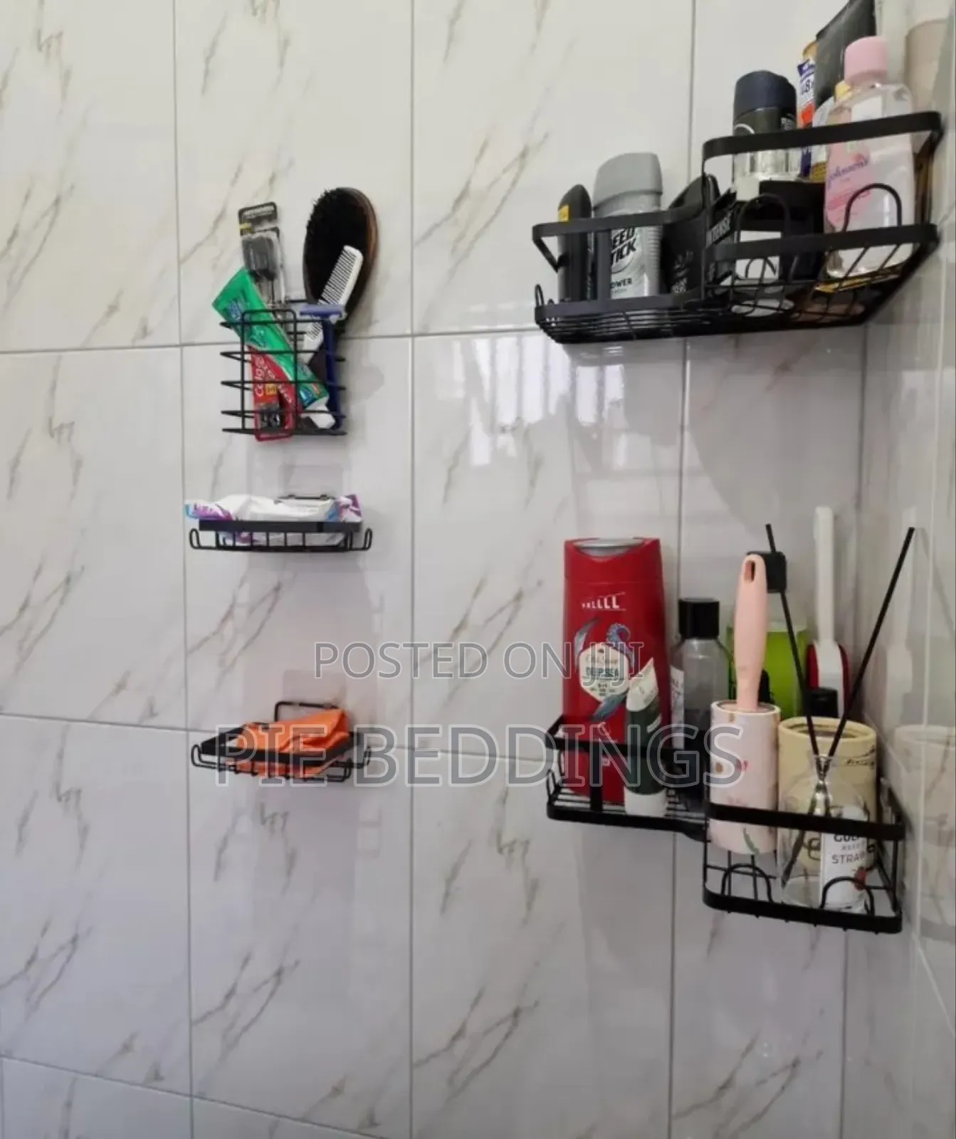 New 5pc Bathroom Shower Caddy