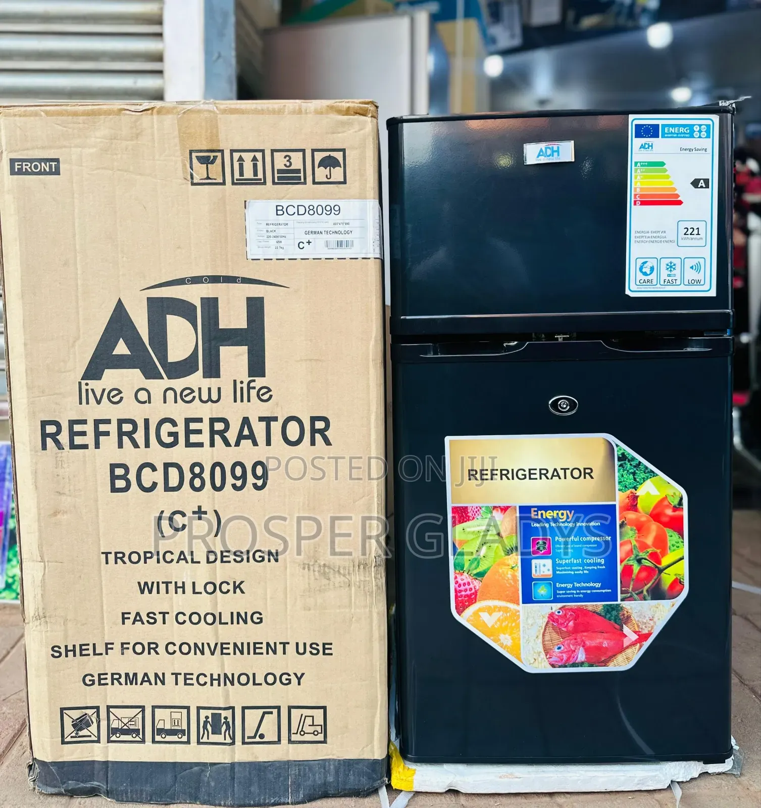 120 Litres ADH Refrigerator Double Door.