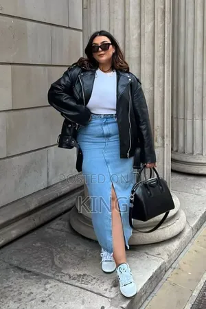 Soothing Women's Long Jean Skirts