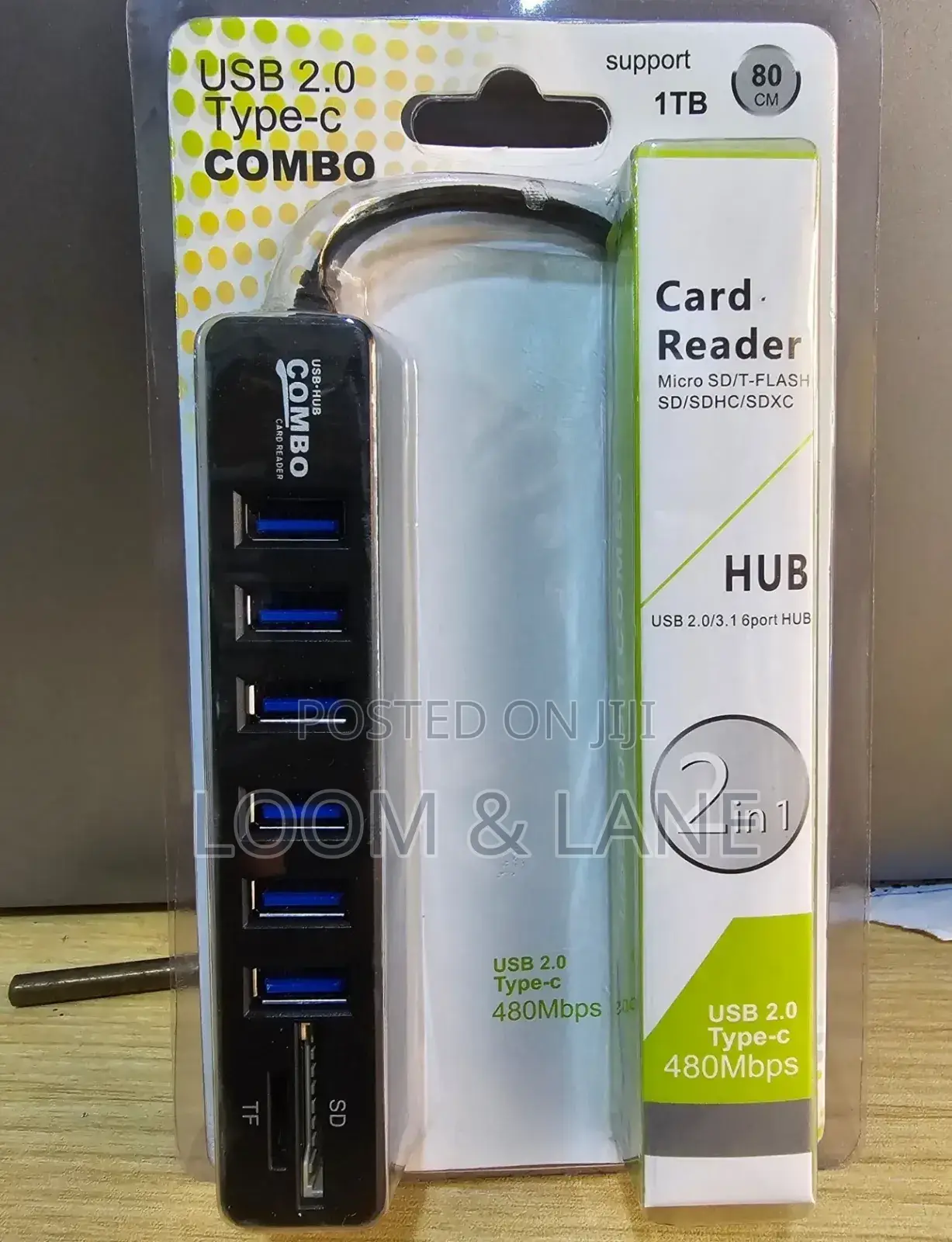 Multi USB Combo 2 in 1 Card Reader