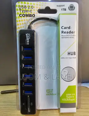 Multi USB Combo 2 in 1 Card Reader