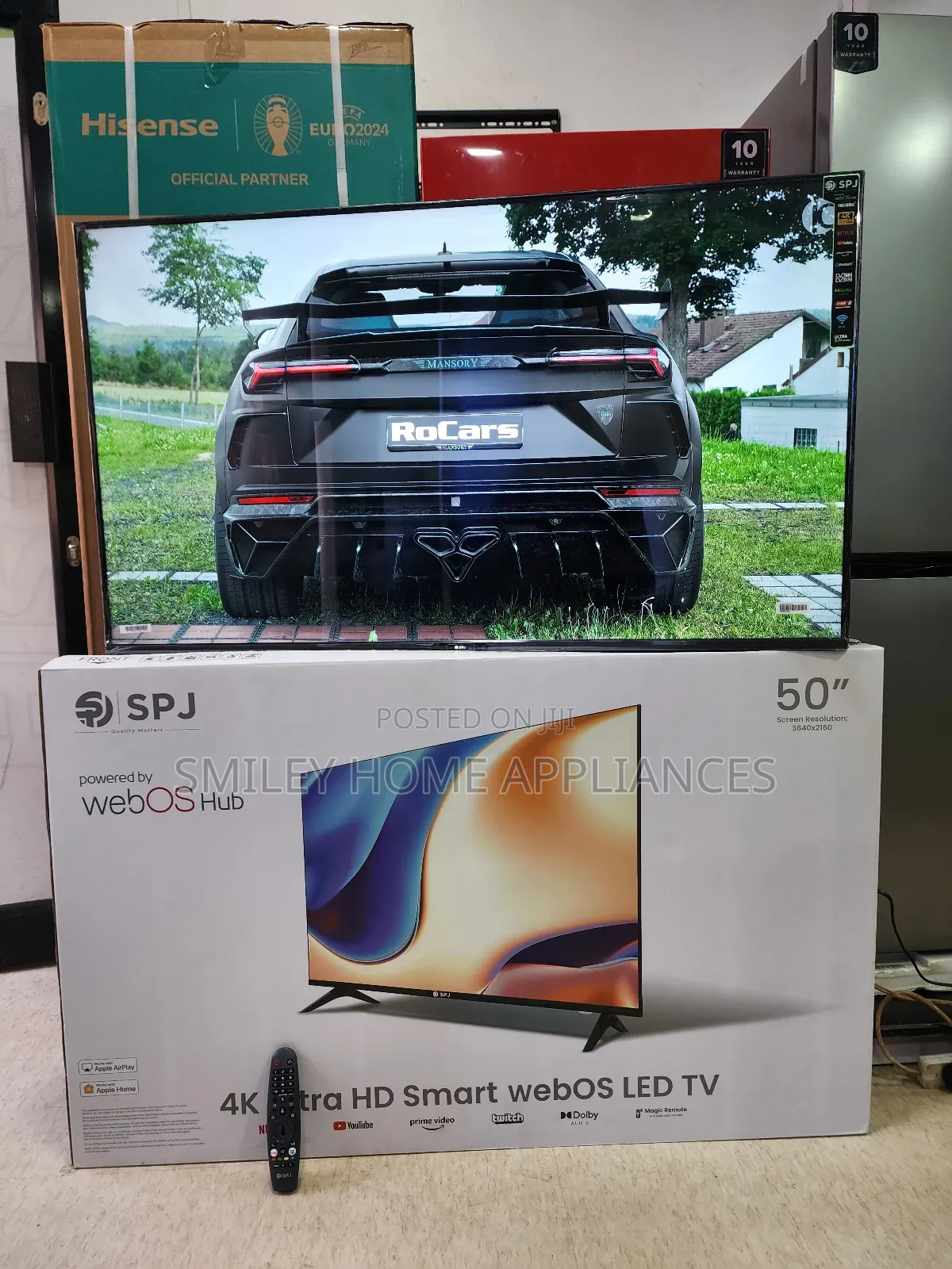 Newly Restocked SPJ 50INCHES Smart Tv
