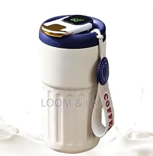Travel Insulated Coffee Mug With Temperature Display
