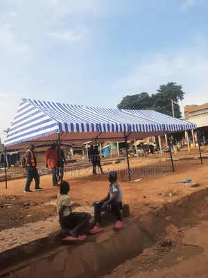 100 Seater Tent Ordinary Blue and White