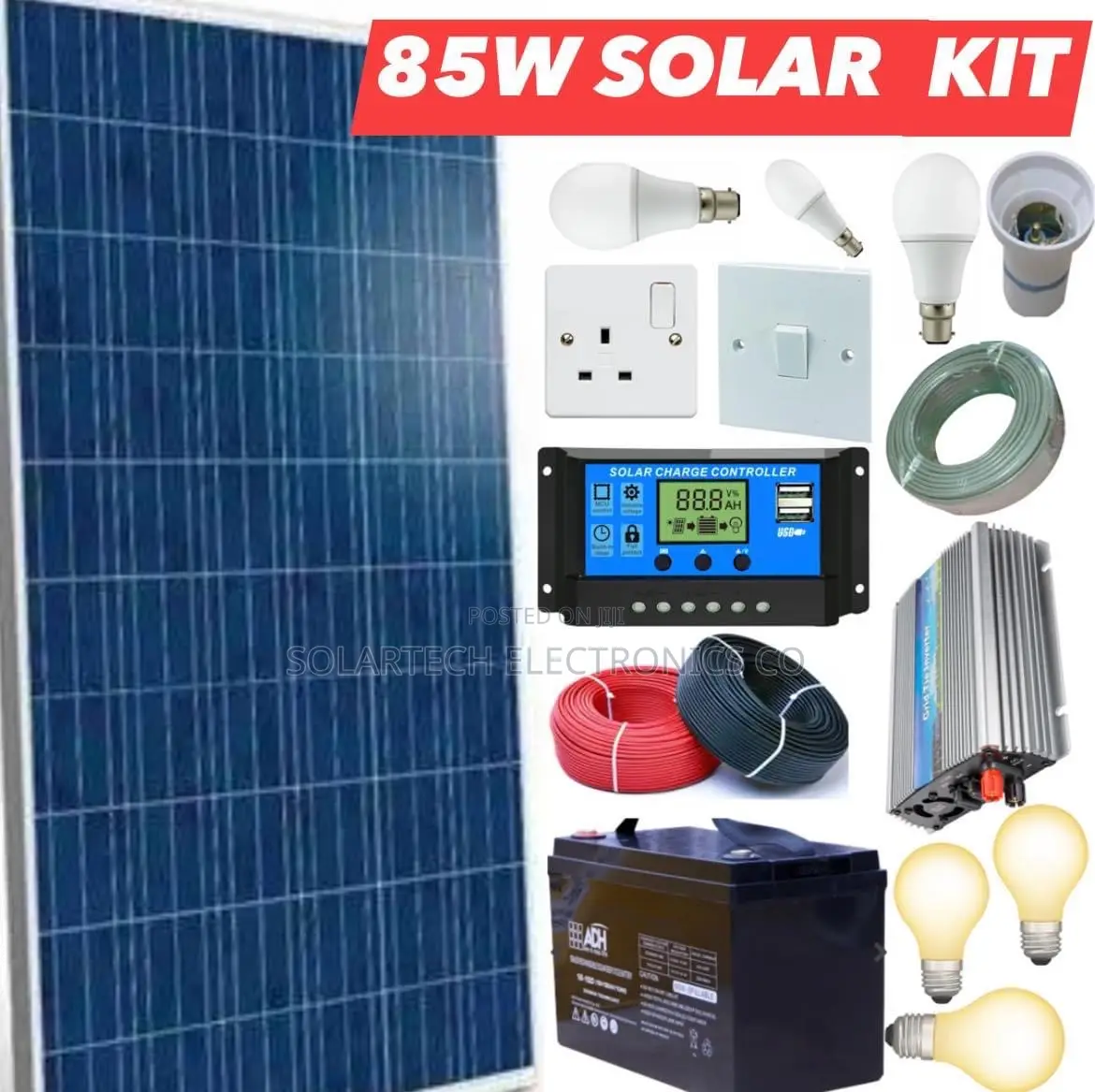 85W Donam Solar System Full Kit