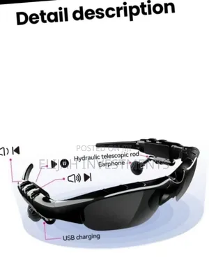 Brand New Technology Glasses With Bluetooth Earphones