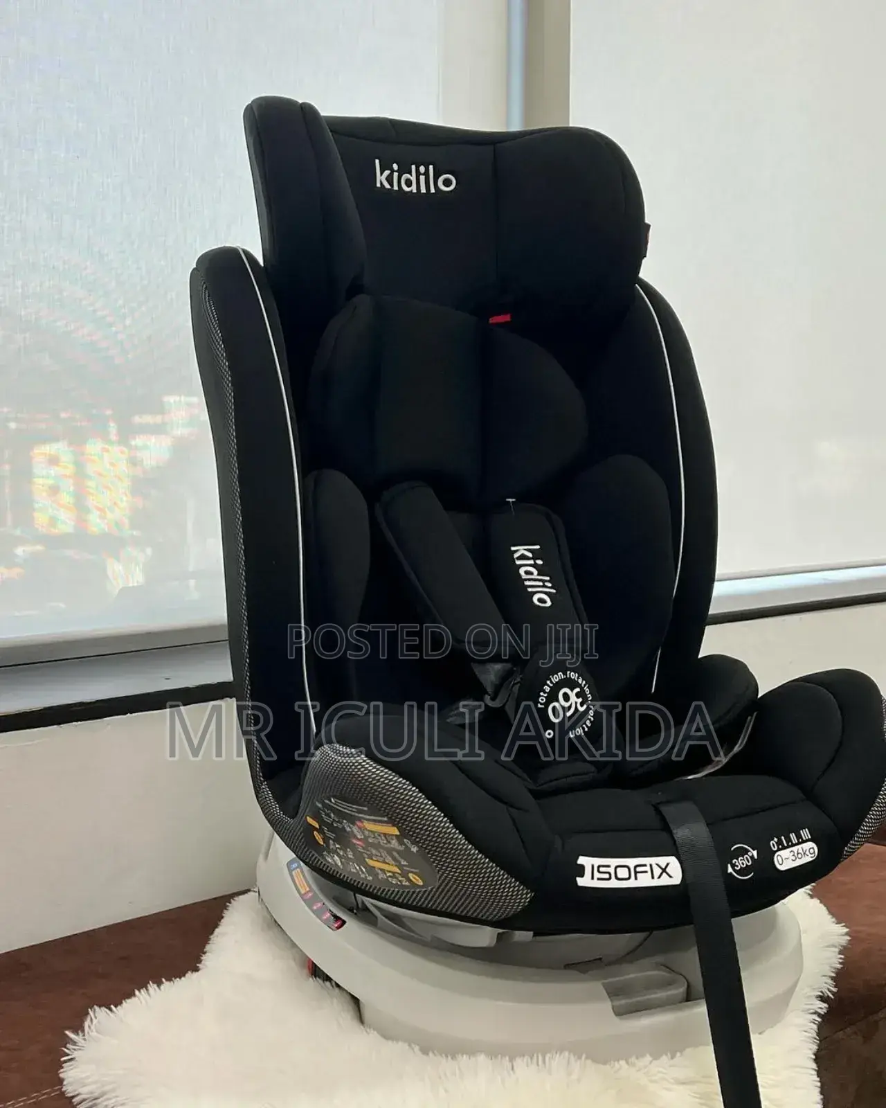 Kidilo 3600 Spin Isofix Reclining Adjustable Baby Car Seat