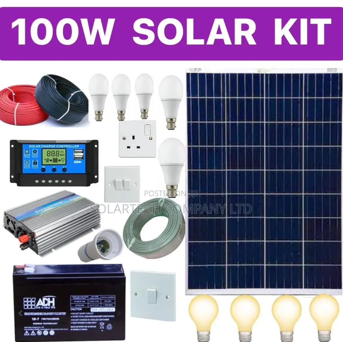 100W Solar System Kit/ Promotion Price