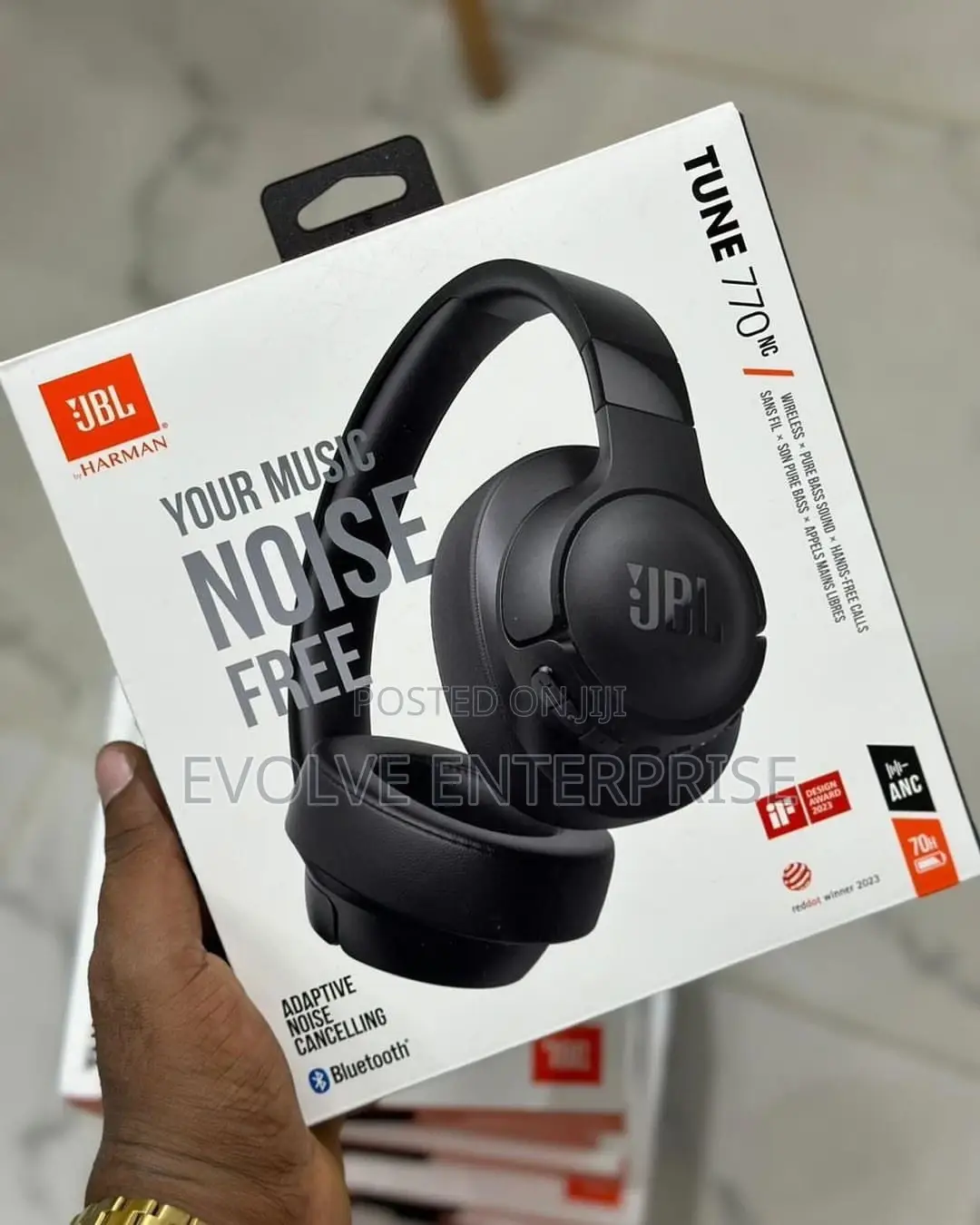 JBL JBL Tune 770nc - Adaptive Noise Cancelling Over-Ear Headphones