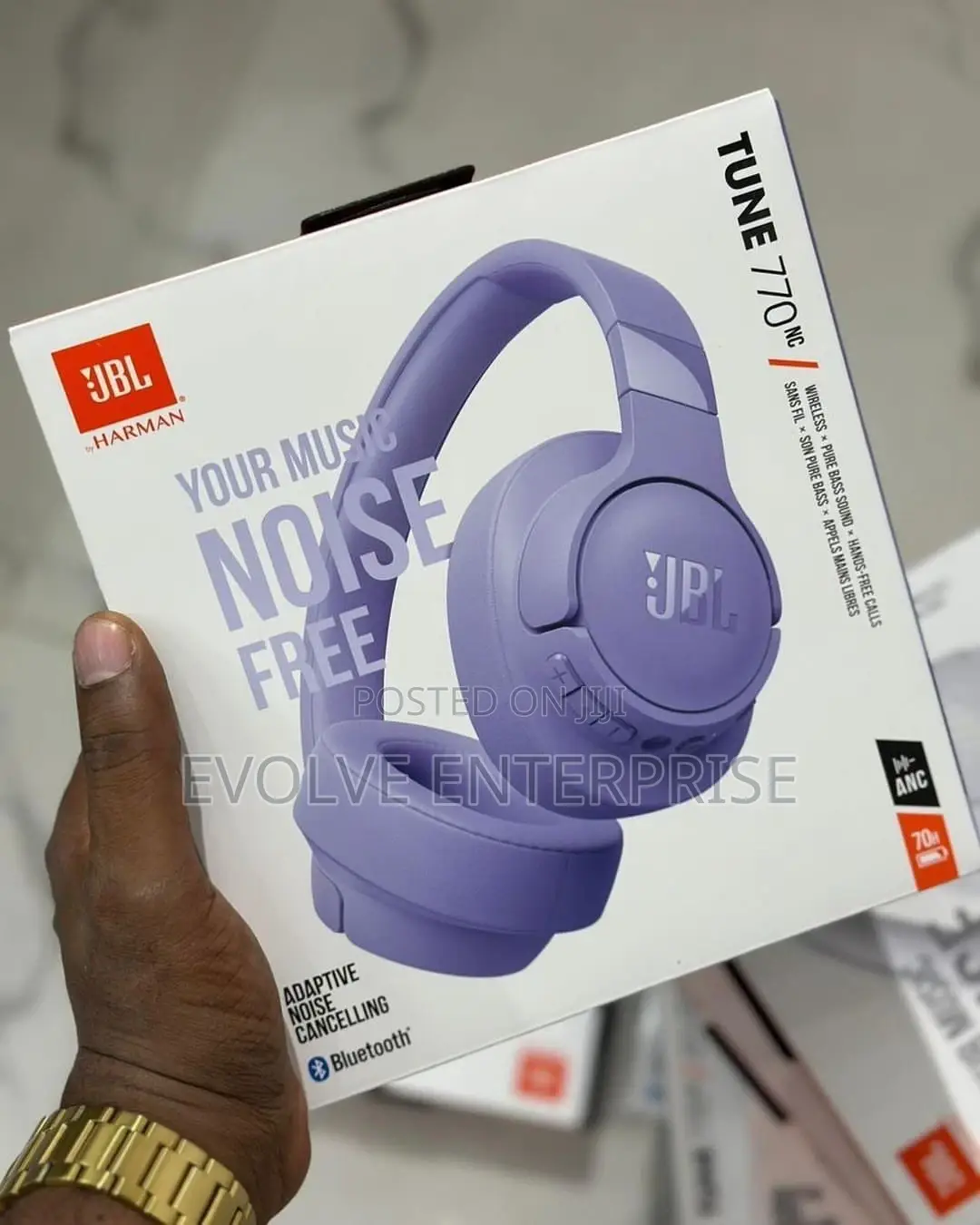 JBL JBL Tune 770nc - Adaptive Noise Cancelling Over-Ear Headphones