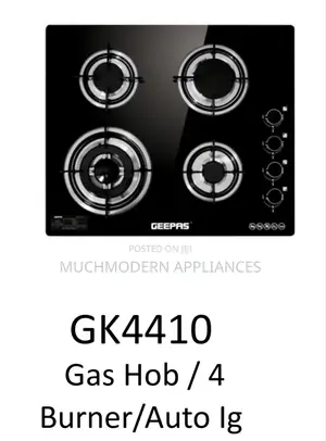Geepas Gas Hob GK4410 / 4 Burner/Auto Ig