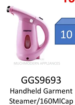 Ggs9693 
Handheld Garment 
Steamer/160mlcap