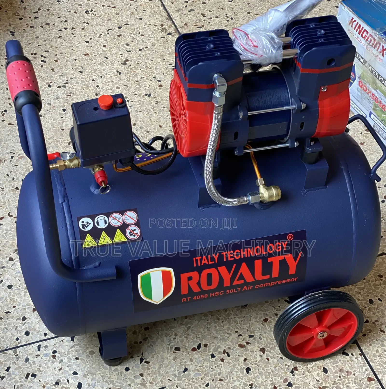 Air Compressor 50 Litres Super Silent Italy Brand