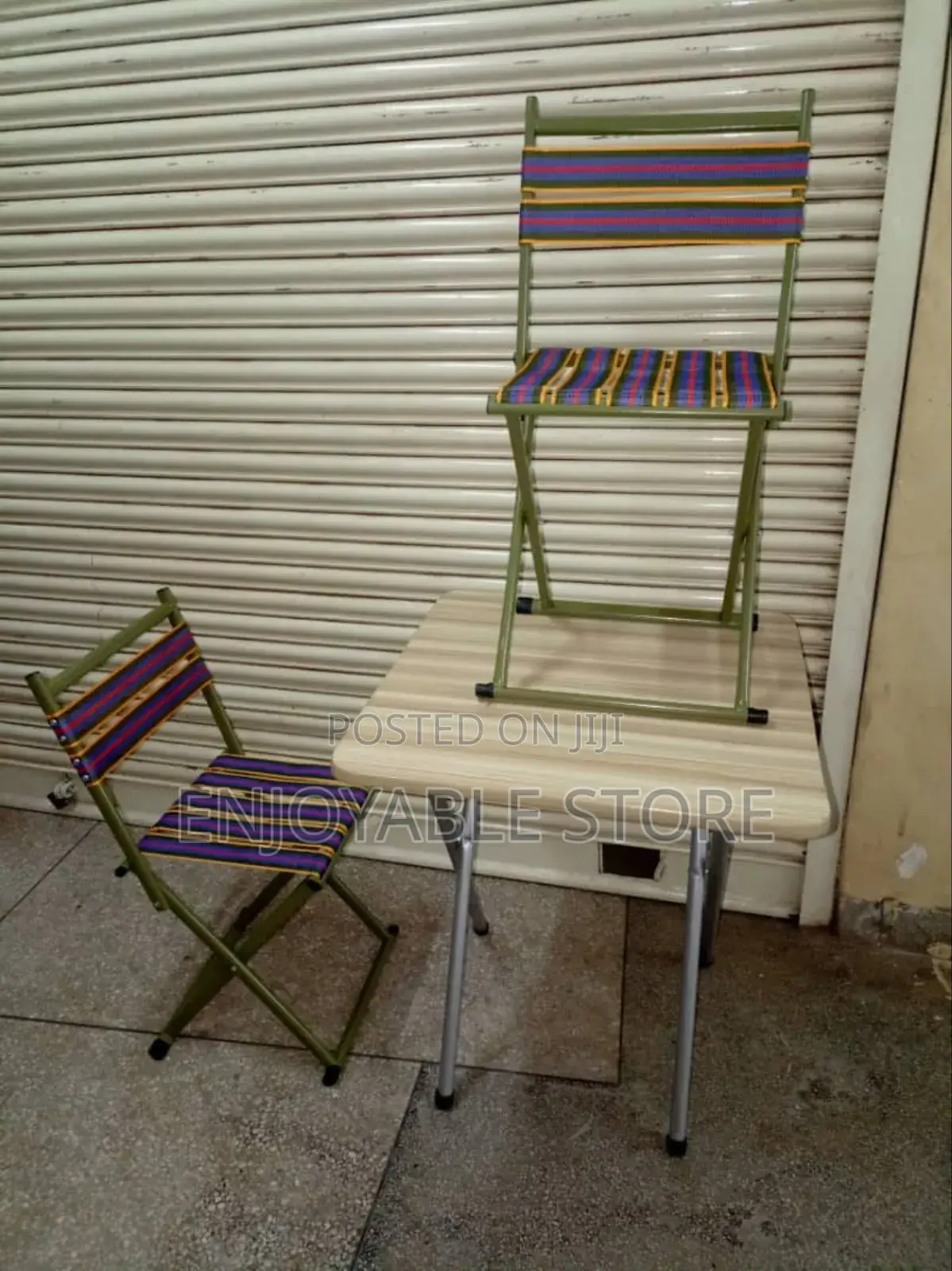 Set of Foldable Chairs and Table(Camping)
