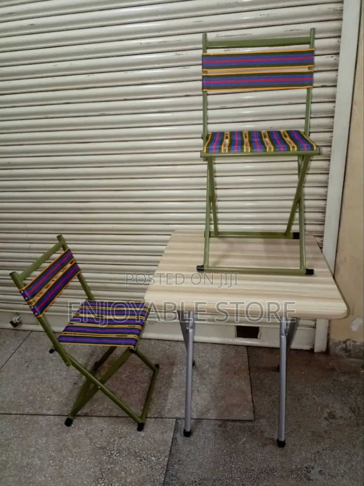 Set of Foldable Chairs and Table(Camping)