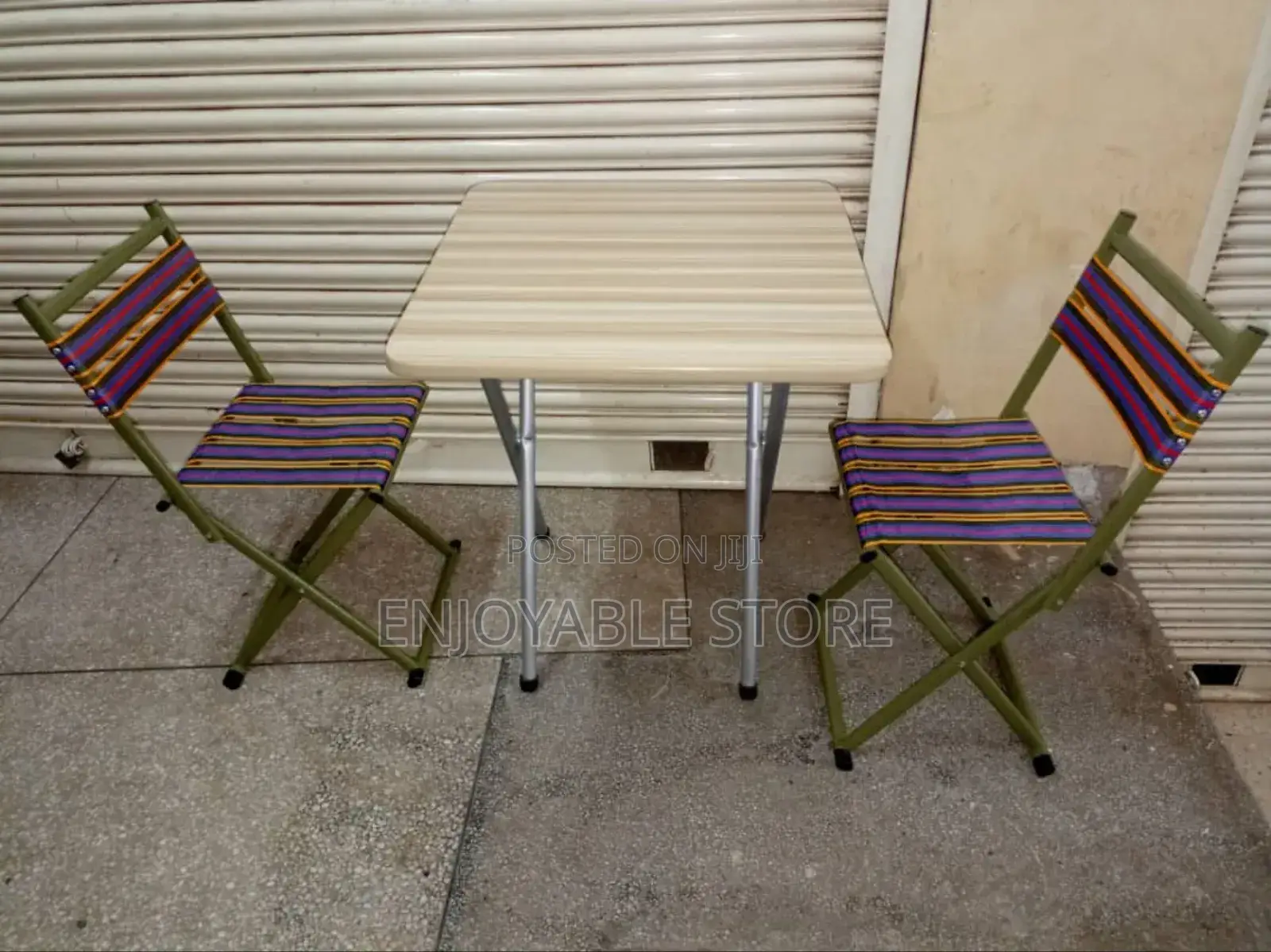 Set of Foldable Chairs and Table(Camping)