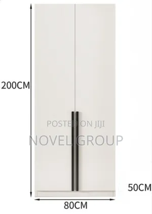 Photo - Stylish Wardrobe / Closet – 80x50x200cm (Assembly 2D01)