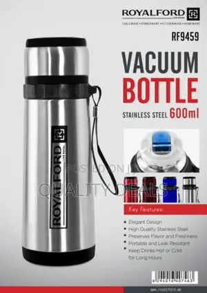 600ml Double Wall Insulated Thermos Vacuum Bottle