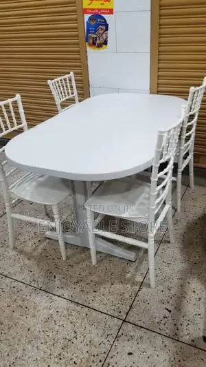 Set of Table and VIP Chairs Plastic
