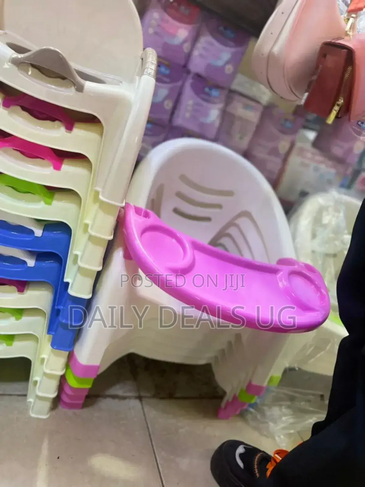 Plastic Baby Feeding Chair