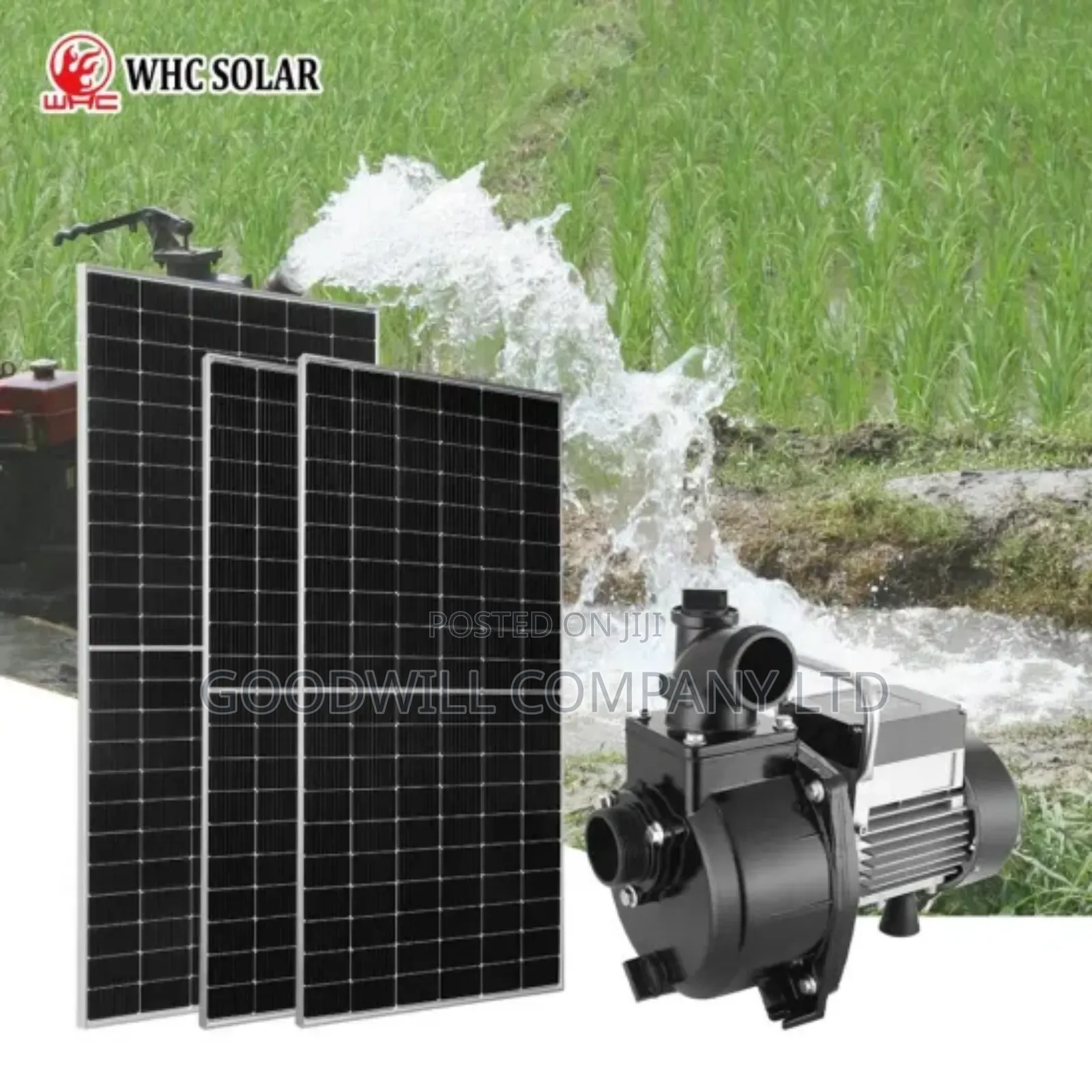 50 Meters Surface Solar Water Pump W/T It's Panel 550w Mono