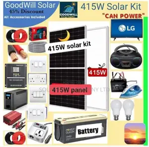415W Complete Solar System Kit TECH.