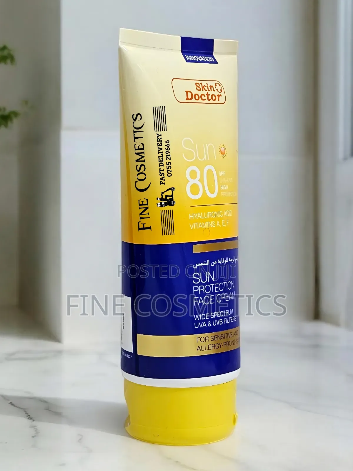 Skin Doctor Spf80 Uva + Uvb Sun High Protection Sunscreen