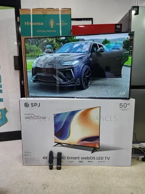 Brand New Frameless 50inches SPJ WEB OS HUB SMART Tv
