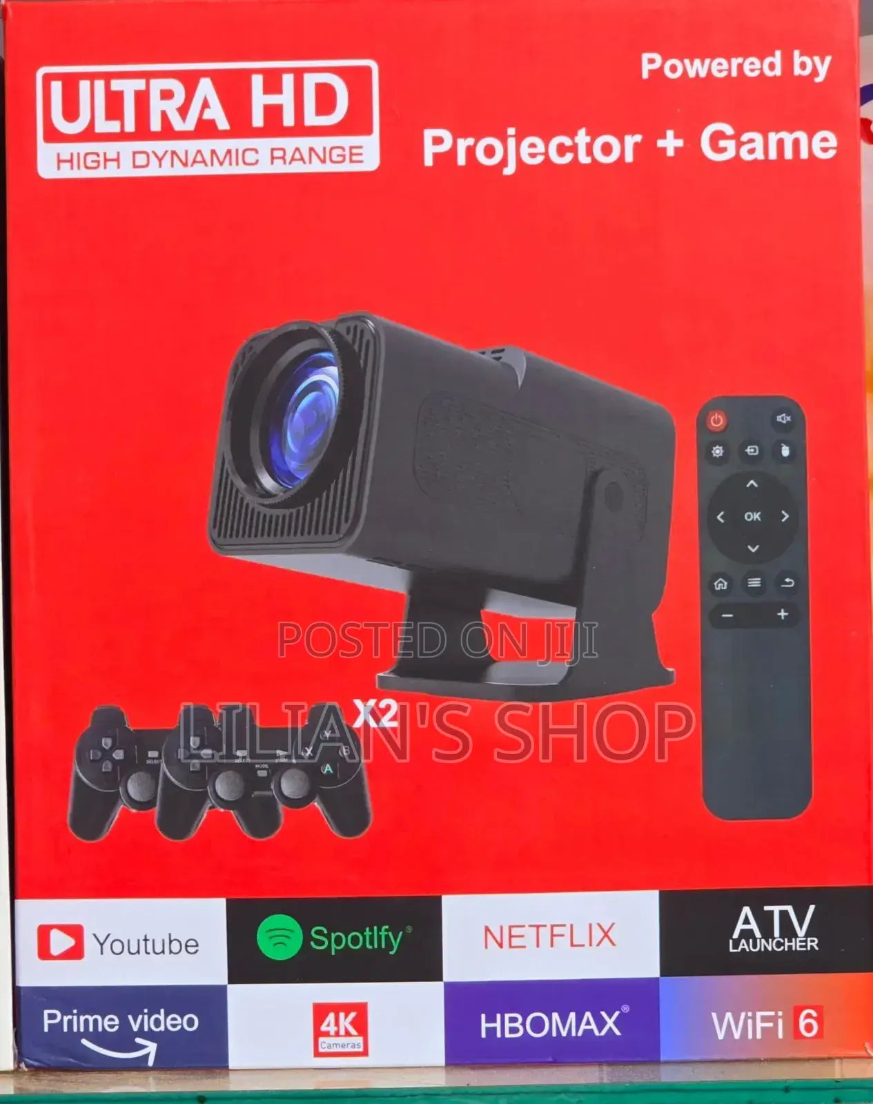 Ultra HD Projector With Game