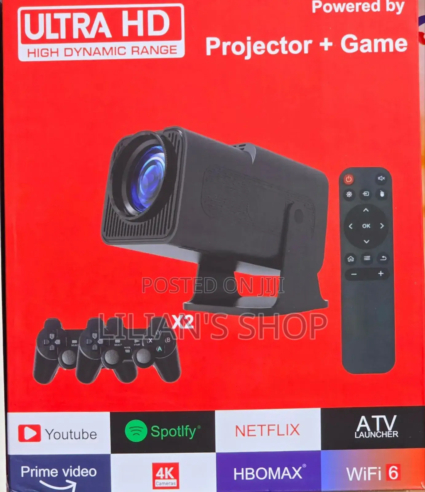 Ultra HD Projector With Game