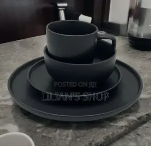 16pcs Dinnerware Set Black