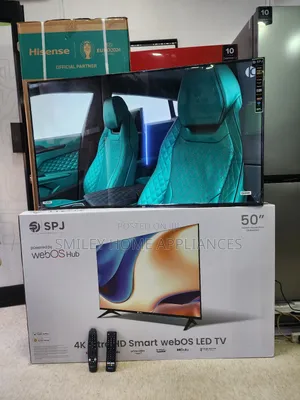 SPJ WEBOS Smart Tv 50inches With 2 Remotes