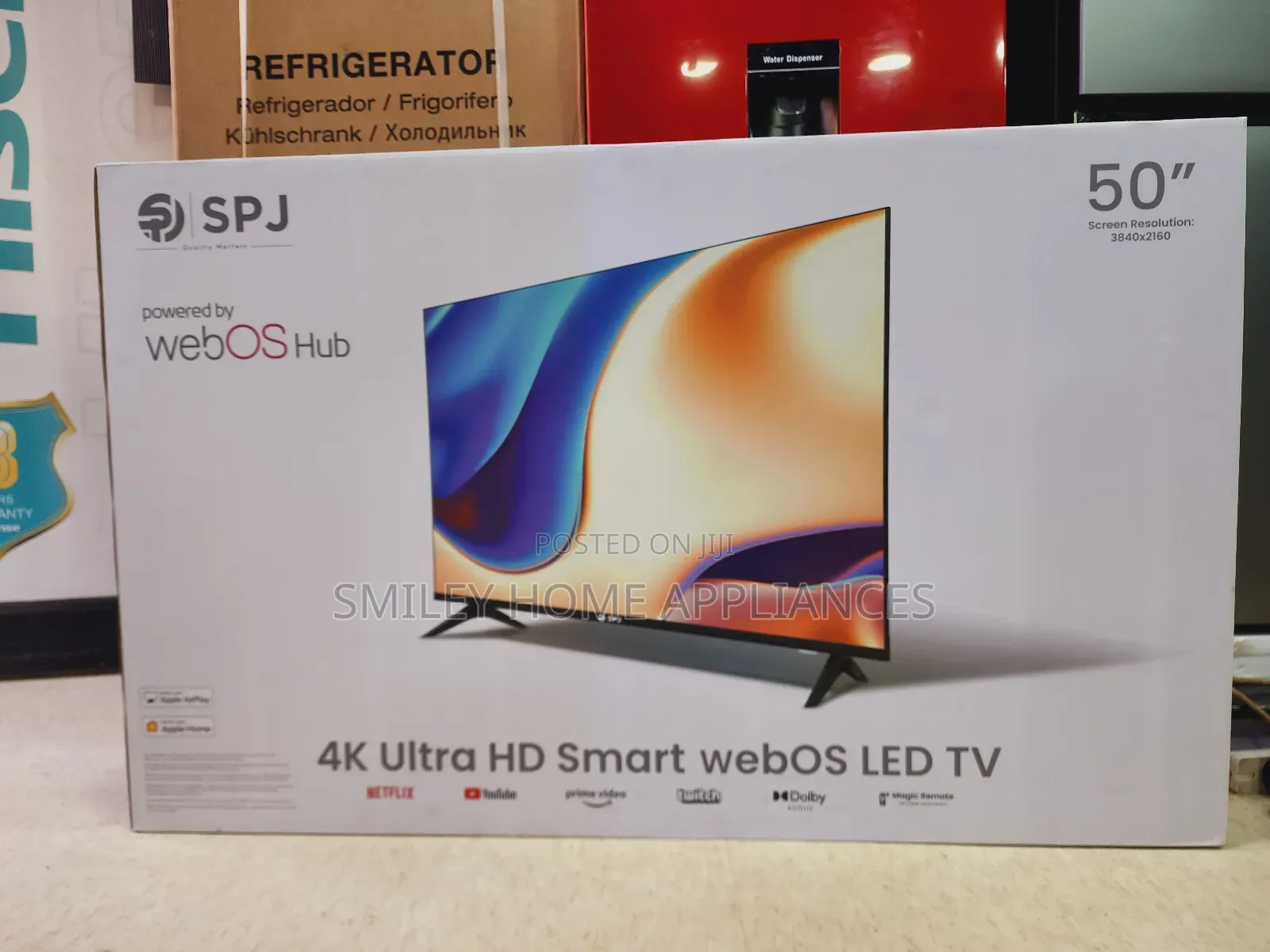 50inches SPJ Web OS Hub Series Ultra HD Smart TV
